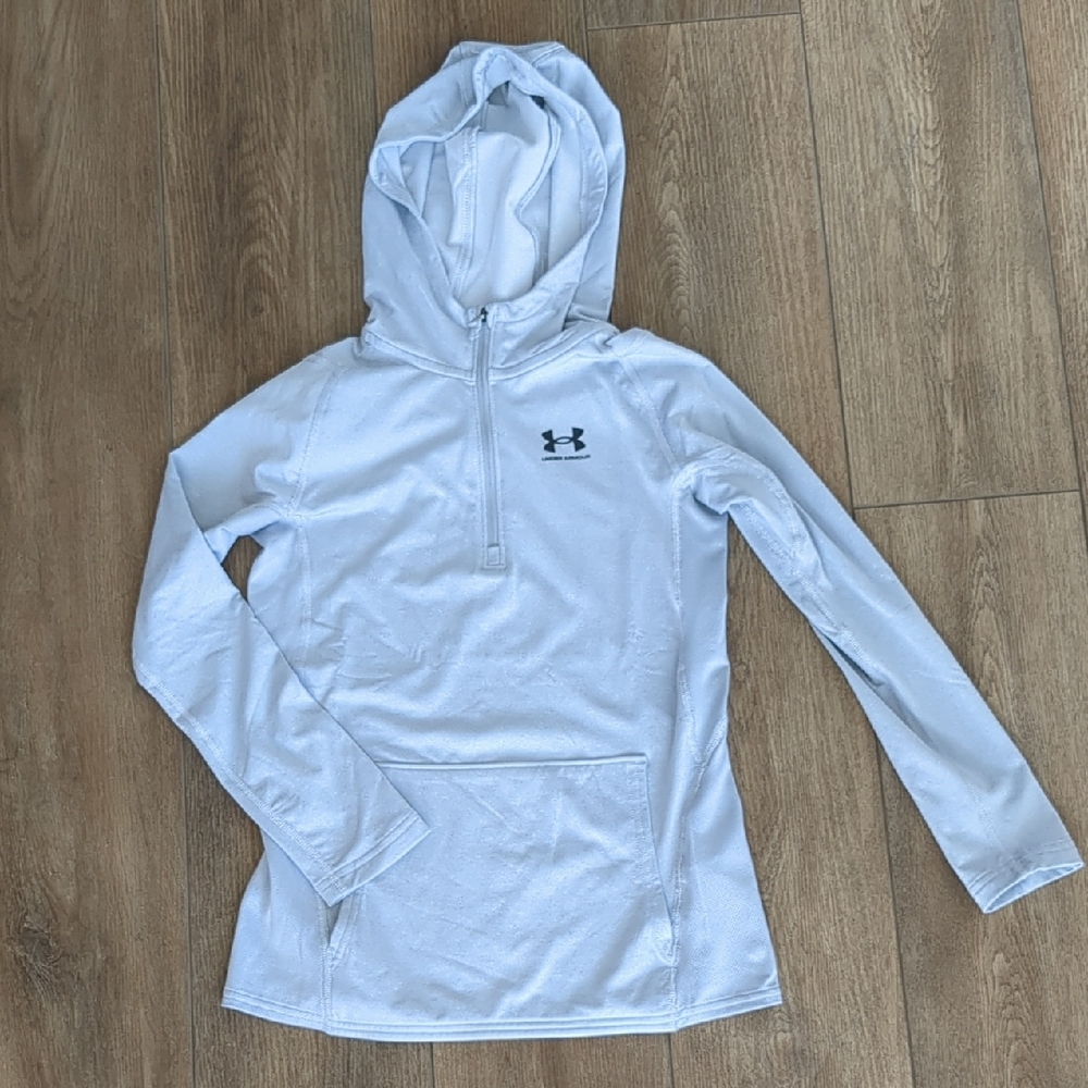 Under Armour Light Gray Pullover Hoodie
